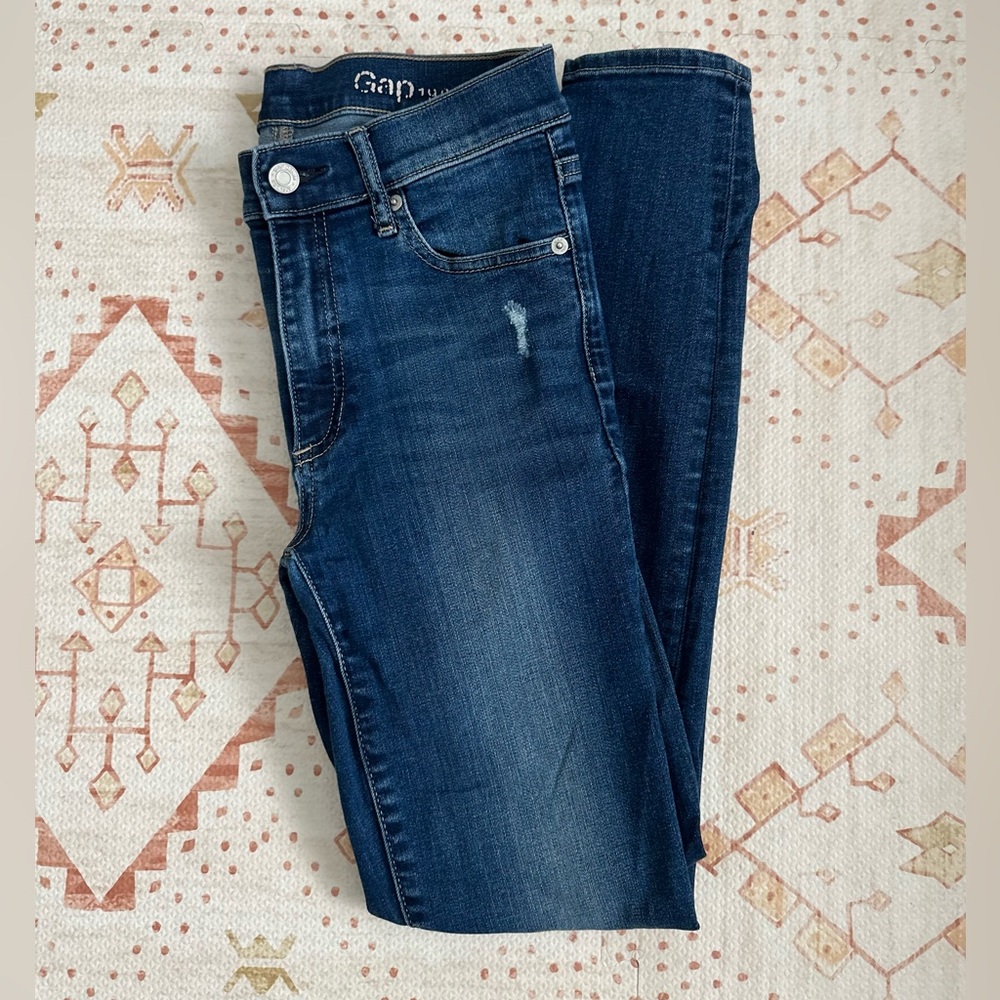 Gap Denim Skinny High Rise Jeans